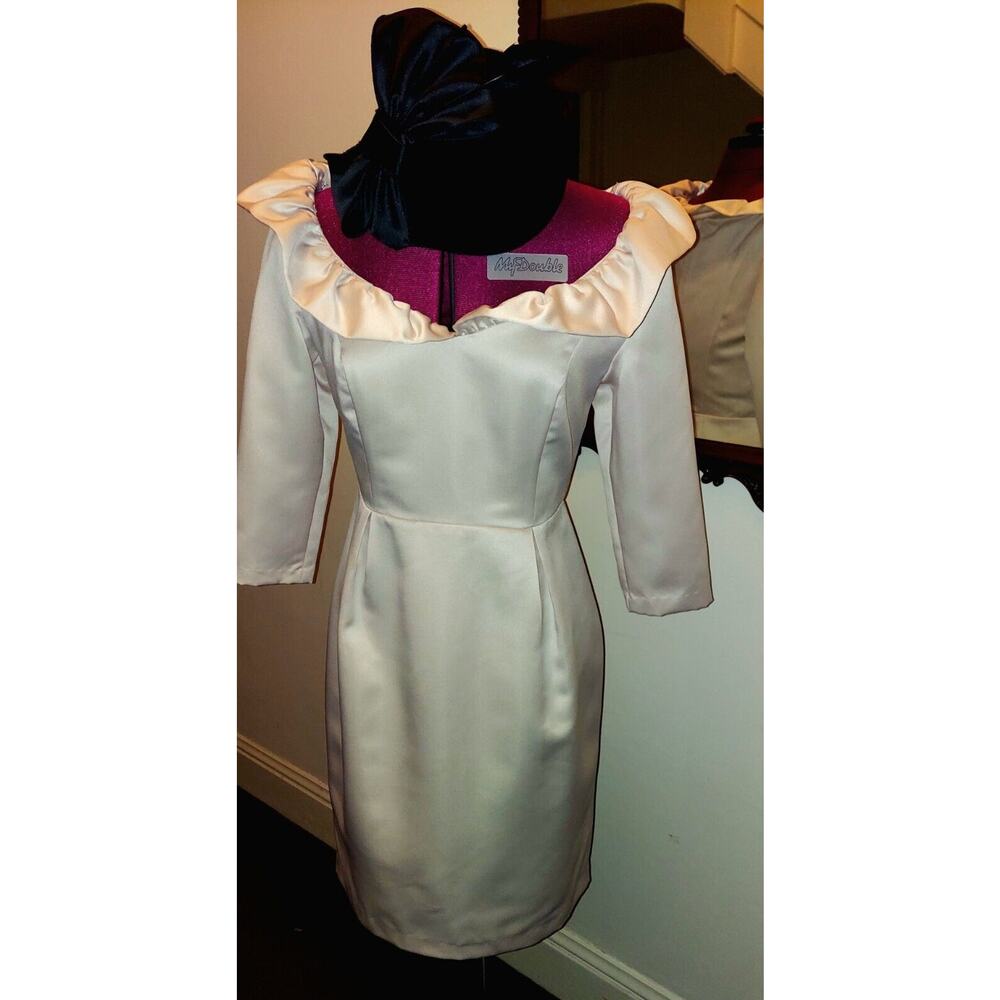 Lula Kate Cream Short Casual/Courthouse Vintage Wedding Dress